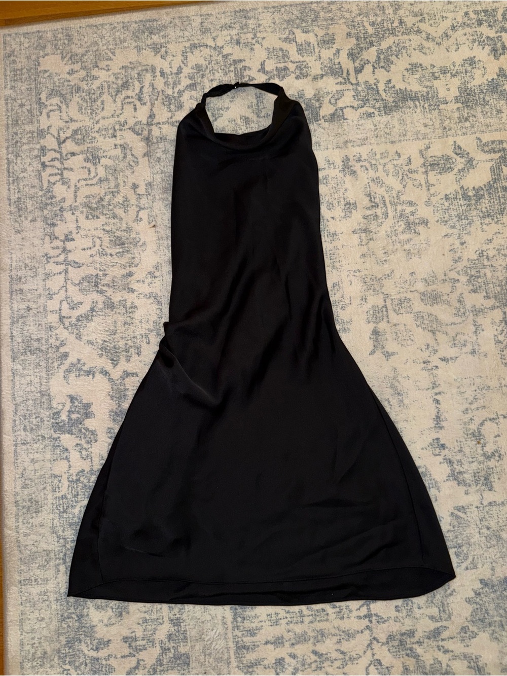 Aritzia Black Open Back Halter Neck Women's Dress